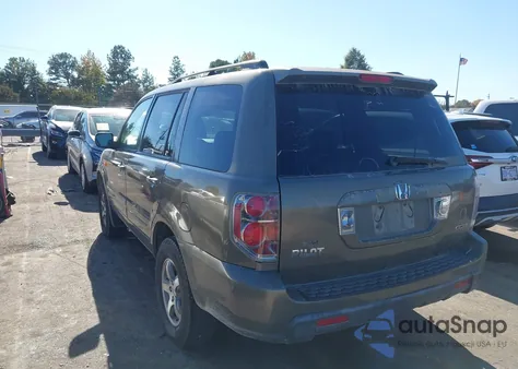 2007 Honda Pilot Ex-L из США, поврежденный, VIN 5FNYF18607B002987